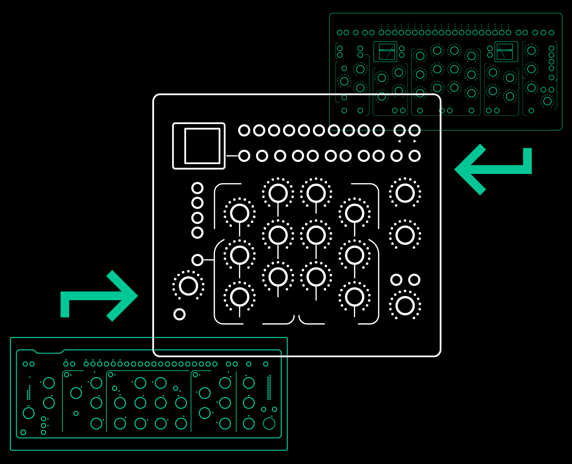 Console 1 Compact retrocompatibility with Console 1 Mk I & II and Console 1 Channel Mk III