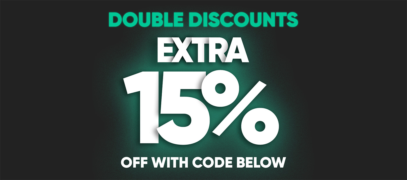 Extra 15% off with code below