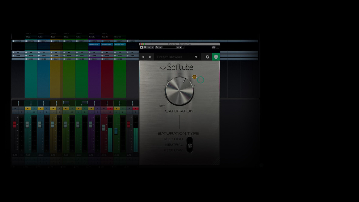 Softube Saturation Knob 無料で導入しやすい定番サチュレーター