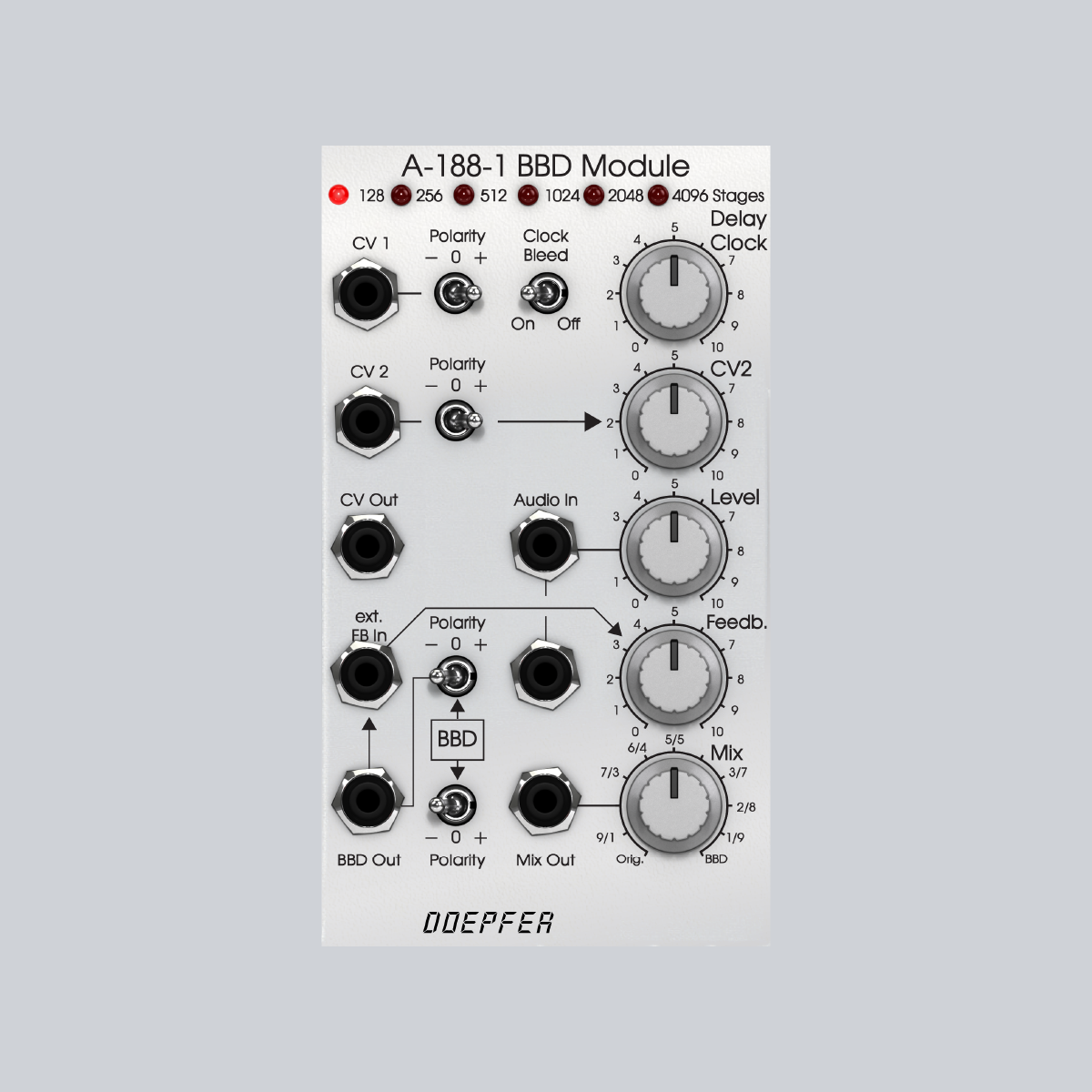 doepfer a-188-1 モジュラーシンセ A-188-1 BBD module