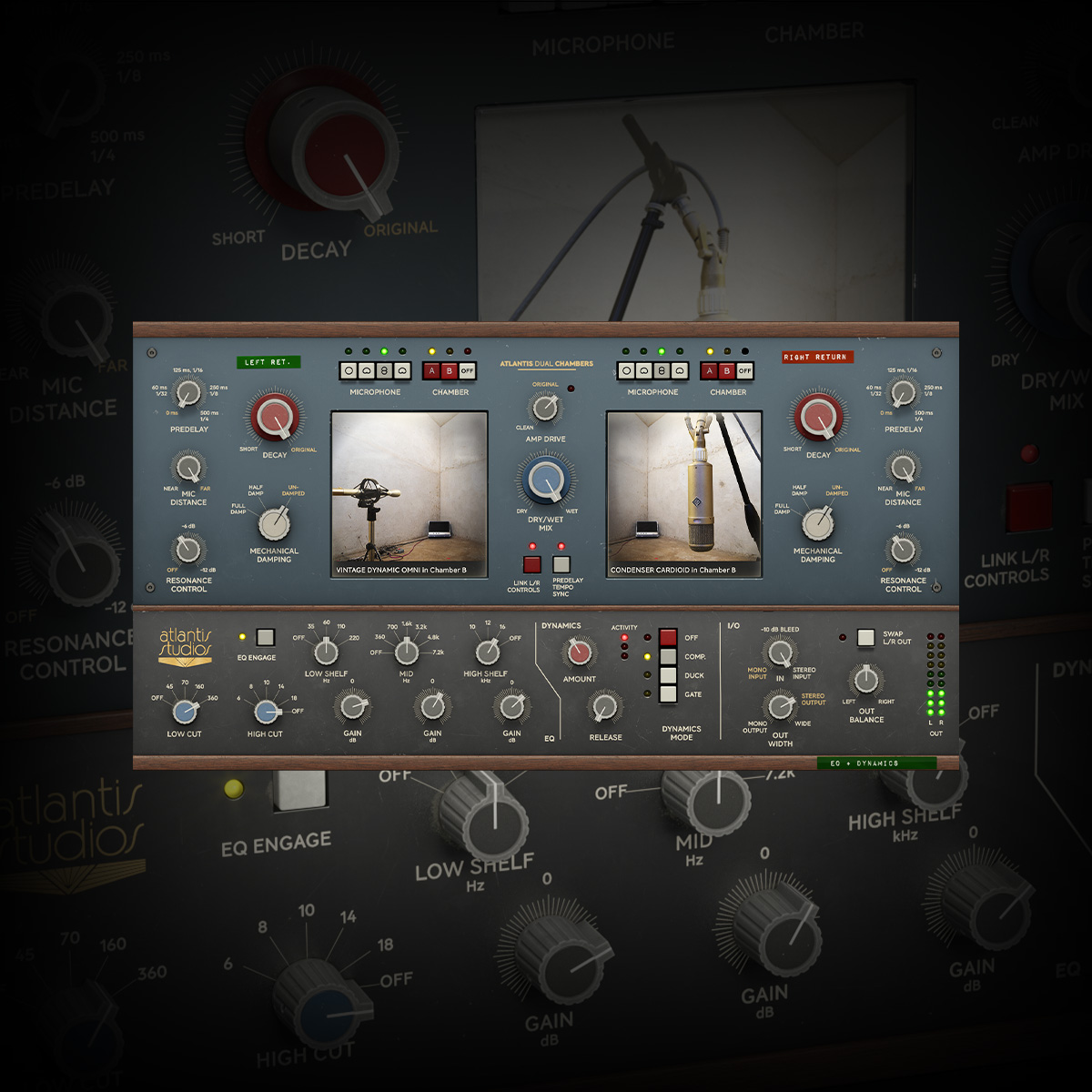 Atlantis Dual Chambers Reverb Plugin - Softube