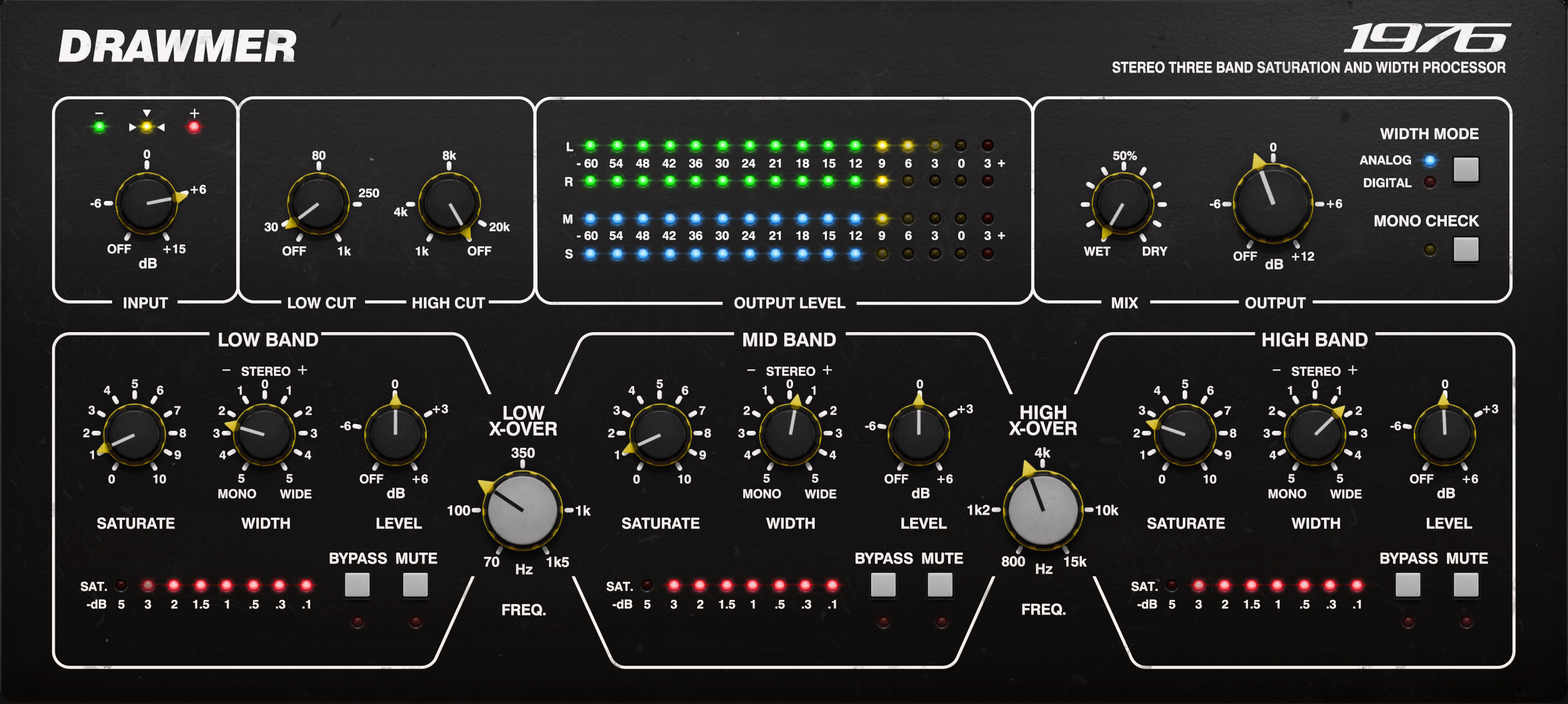 Drawmer 1976 Three Band Saturator product image