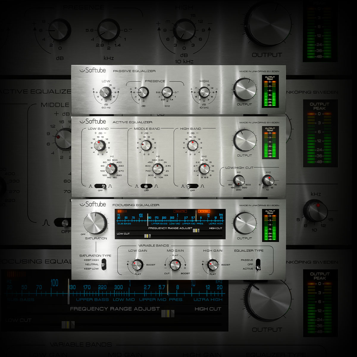 Softube Passive-Active Pack 滑らかなトーンシェイプ