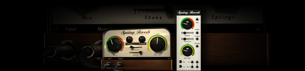 Softube Spring Reverb 音作りとして使える残響