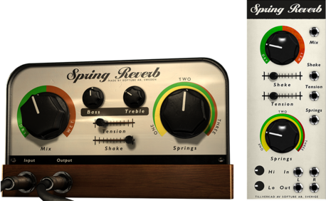 Softube Spring Reverb スプリングらしい個性ある響き