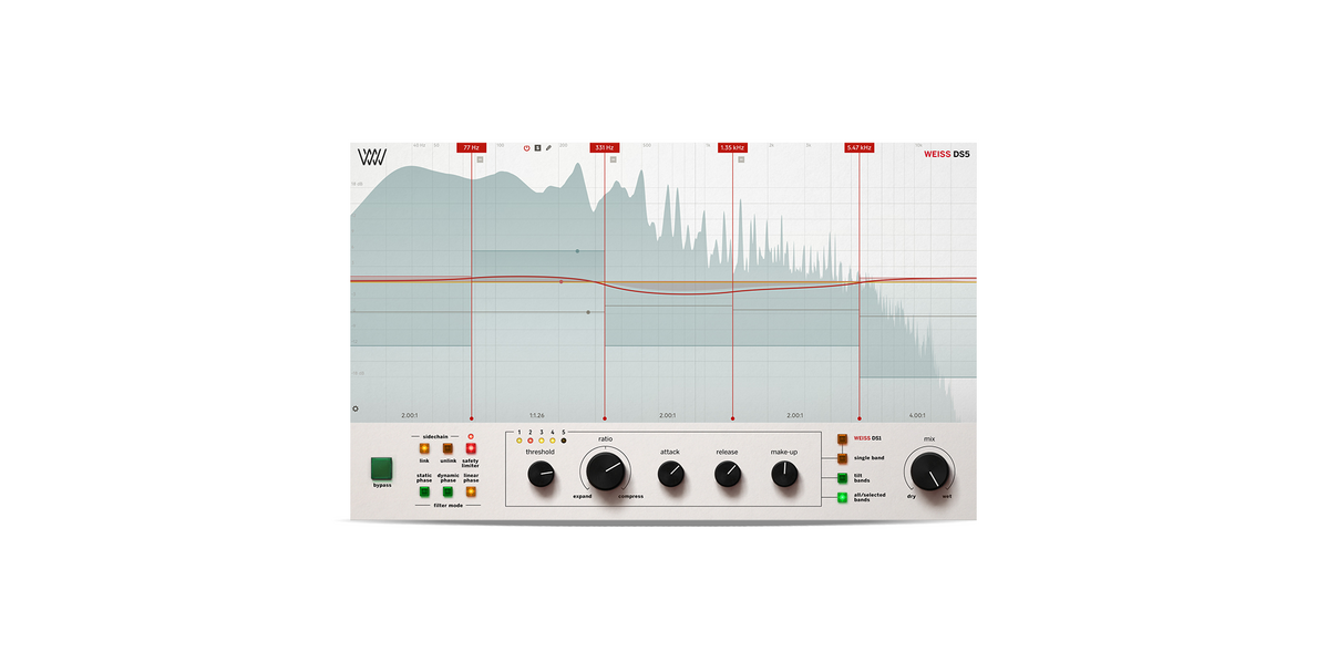 Softube Weiss DS5 透明なマスタリング処理