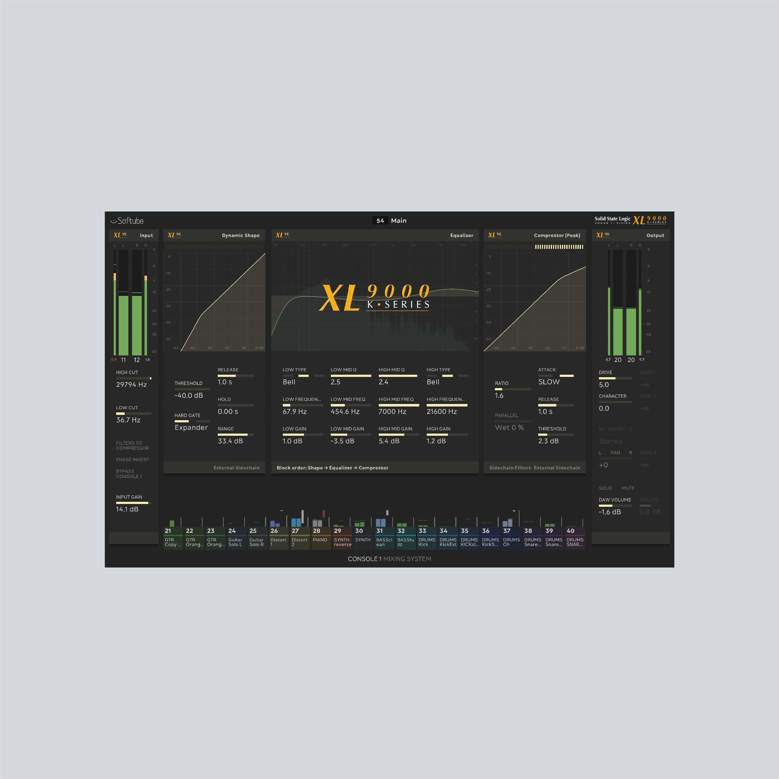 Softube CONSOLE1mk2 SSLプラグインセット Softube CONSOLE1mk2 SSLプラグインセット